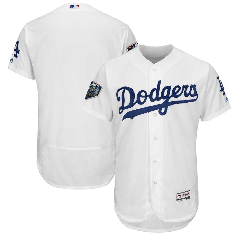 Dodgers Blank White 2018 World Series Flexbase Team Jersey Dzhi,We sell and wholesale Dodgers Blank White 2018 World Series Flexbase Team Jersey Dzhi on line form chian!